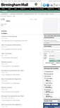 Mobile Screenshot of live.birminghammail.net