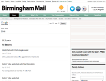 Tablet Screenshot of live.birminghammail.net